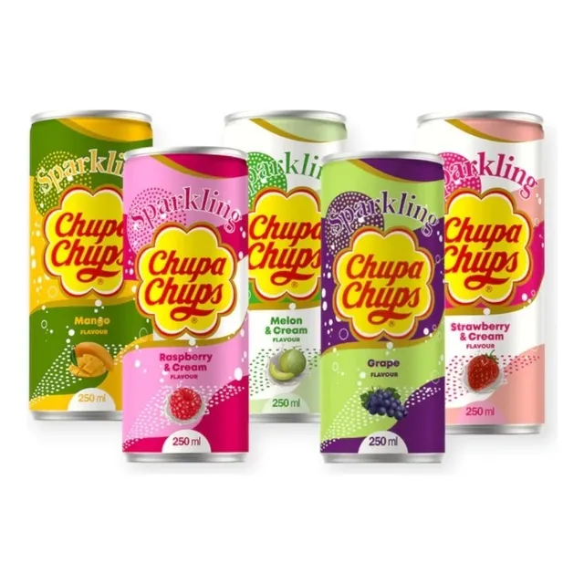 Resfrescos Chupa Chups Soda Coreana Sabor A Elegir 250 Ml