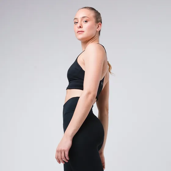 Top Deportivo Negro Energy Atomik Mujer