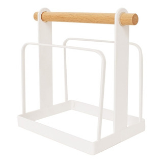 Porta Tablas De Picar Color Blanco De Hierro Con Madera Porta Tablas De Picar Color Blanco De Hierro Con Madera