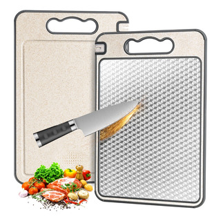 Tablas Para Picar De Doble Cara En Inox304 Y Tpr 36*25cm Tablas Para Picar De Doble Cara En Inox304 Y Tpr 36*25cm
