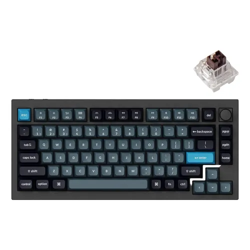 Teclado Mecânico Anne Pro 2 RGB Branco 60% Bluetooth Switch