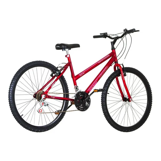 Bicicleta Aro 26 Ultra Bikes 18v Feminina Cor Única Cor Vermelho