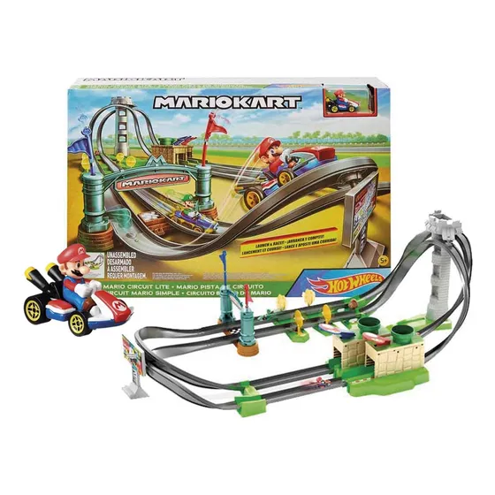 Pista Hot Wheels Mario Kart Universo Binario