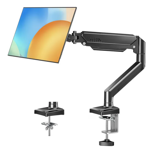 Soporte De Escritorio Mountup MC8013B Para Monitor De 17 A 32 Pulgad Color Negro