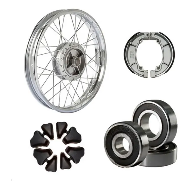 Aro Traseiro Titan 150/160 Incluso Rolamento + Patim + Bucha