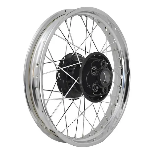 Roda Traseira Alinhada Xr200 Xlr125 Nx150 Raio 4mm Cromado