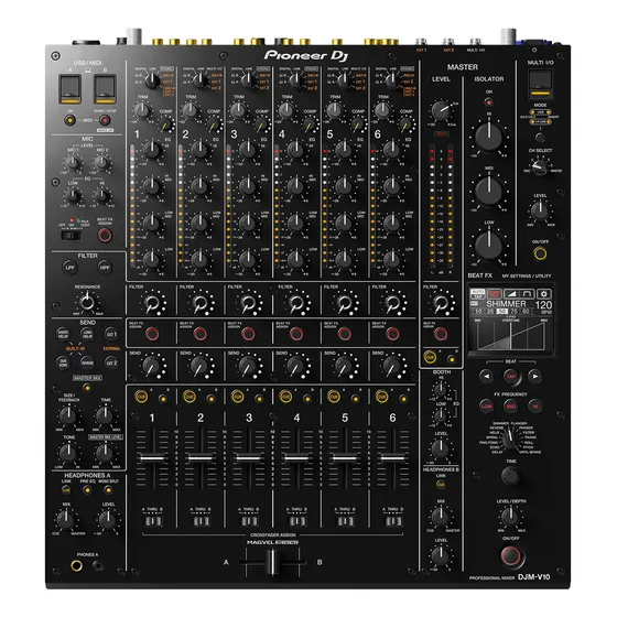 Controladora Pioneer Dj Djm V10