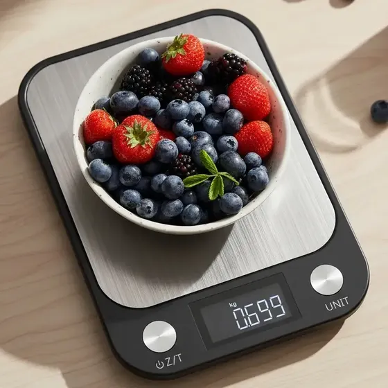 Balanza Portatil Digital Metalica Gramera Hasta 5 Kilos Capacidad Máxima 10 Kg Color Plateado | Cuotas sin interés