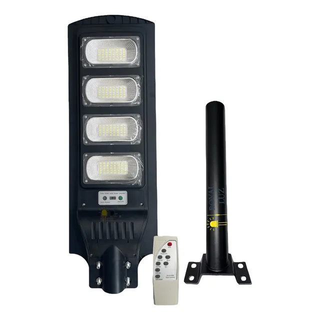 Lampara Led Solar A/p 120w Control Y Sensor + Soporte