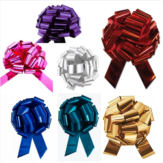 Lazos Mágicos Cinta De Regalo 15x15cm Rojo Regalo Metalizado