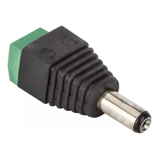 Conector  Plug Corriente Dc Camara Dvr  12v  Macho