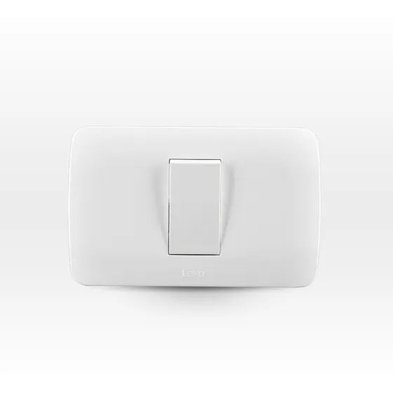 Interruptor Simple Lexo 9/12 10a 250v Blanco Armado
