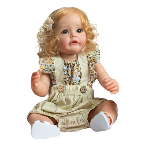 Reborn Bebé Real Niña Suave Cuerpo Pesado Y Articulado 56cm