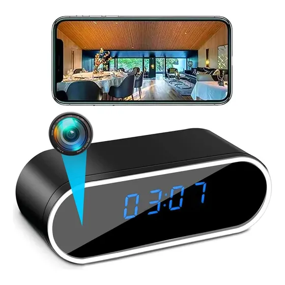 Cámara De Seguridad Lookcam Reloj Oculto Wi-fi Full Hd