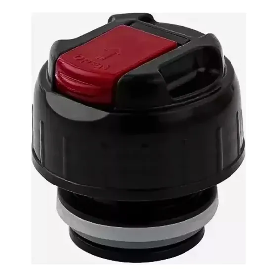 Tapón Matero Pico Cebador Vertedor Mate Termo Bala 1 Litro Color Negro