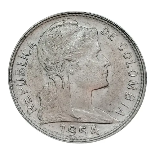 Colombia Moneda 1 Centavo 1954