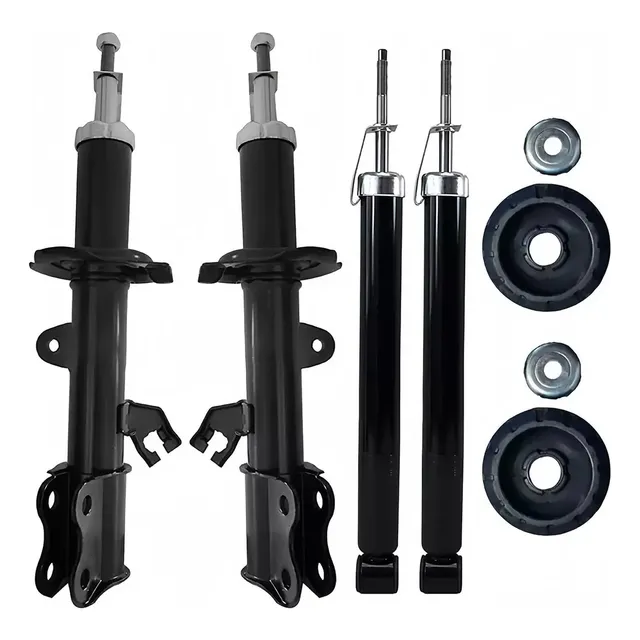 Kit 4 Amortiguadores Con Bases Nissan Versa 2015 2016 2017