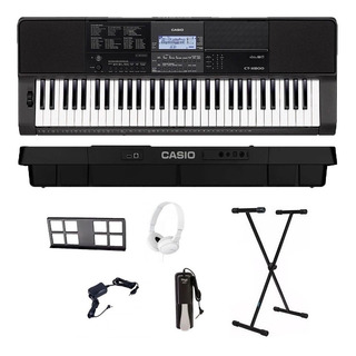 Teclado Musical Casio Ct-x800 Usb 61 Teclas Sup Pedal Fone Teclado Musical Casio Ct-x800 Usb 61 Teclas Sup Pedal Fone