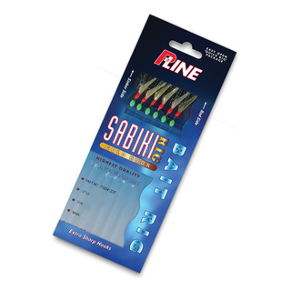 Señuelos Sabiki P-line Hage Aurora Fish Skin Mylar Señuelos Sabiki P-line Hage Aurora Fish Skin Mylar