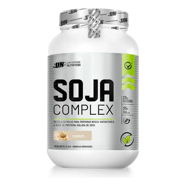 Proteina Soja Complex 1.5kg Cookies Universe Nutrition