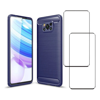 Funda Para Poco X3 Nfc Fibra Carbono.- Funda Para Poco X3 Nfc Fibra Carbono.-