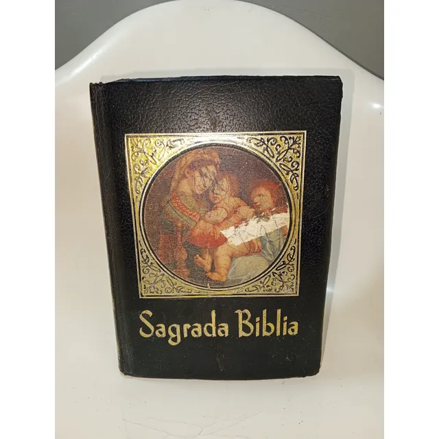 Biblia Antigua Católica Usada Buen Estado