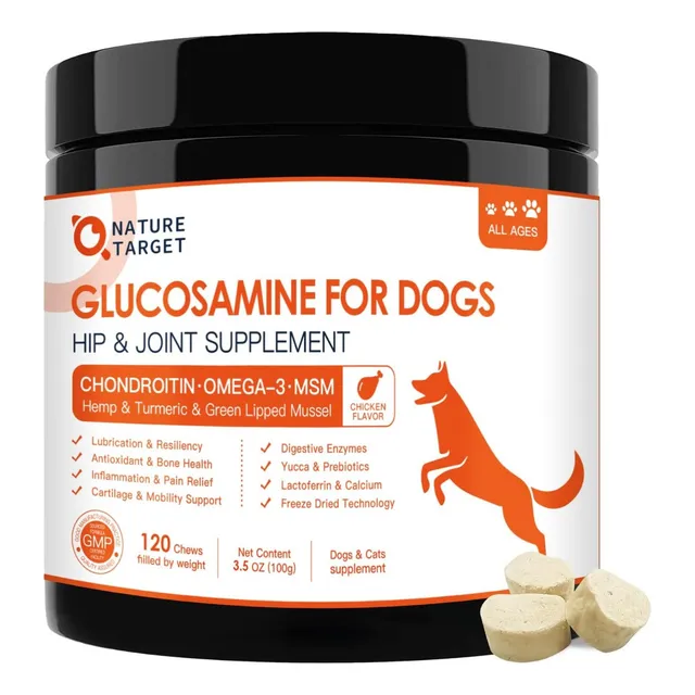 Glucosamina Para Perros Nature Target 120 Masticables