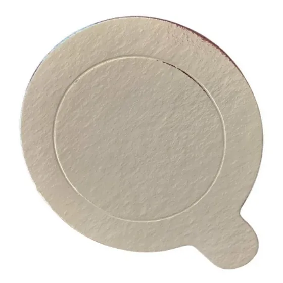 20 Discos Bases Para Dulce Redondo 8cm Ultrafest  Plateado