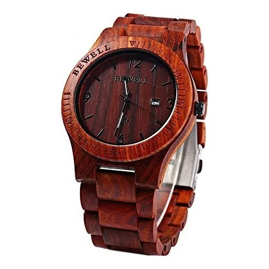 Reloj Gblife Bewell Zs W086b De Madera Analógico Para Hombre