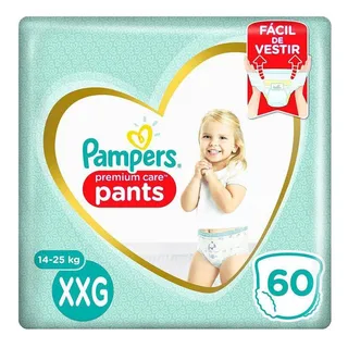 Fralda Pampers Pants Premium Care Xxg 60 Unidades Fralda Pampers Pants Premium Care Xxg 60 Unidades