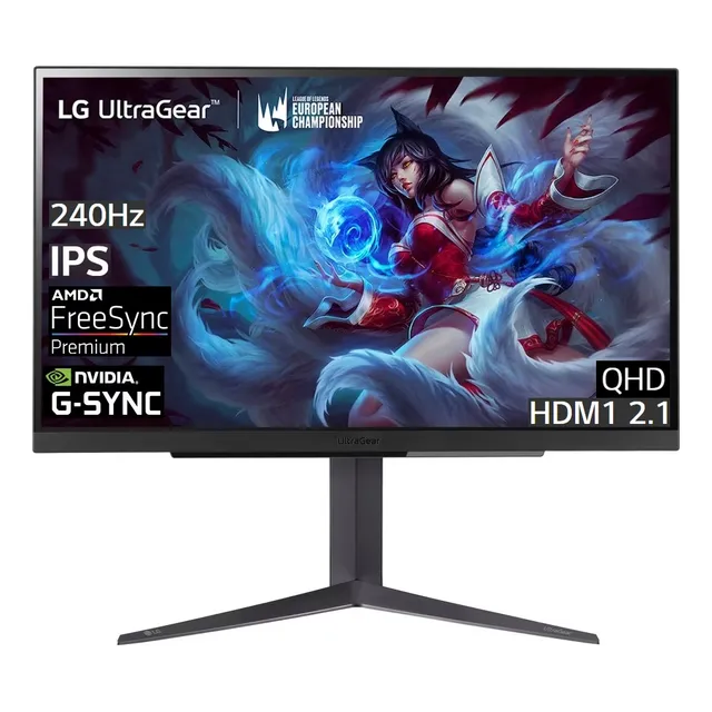 Monitor LG 27 27gr83u 2k 240hz Ips Gsync Fsync Hdr10 Hdmi2.1