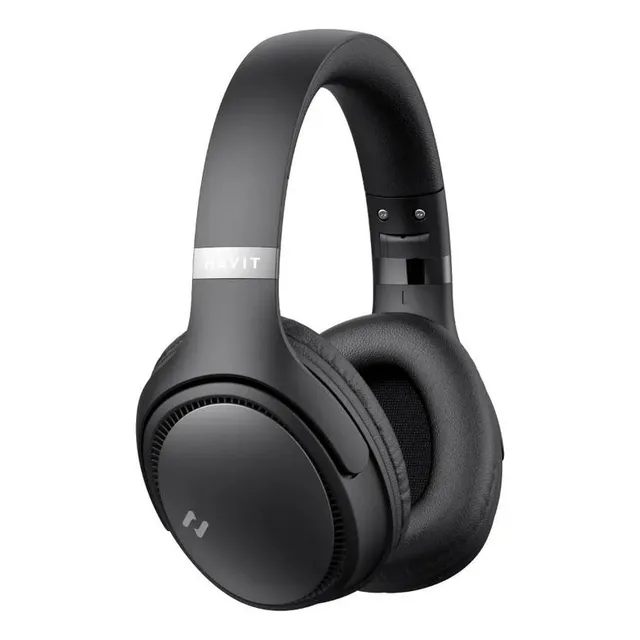 Audífono Havit Bluetooth V5.3 Over-ear H630bt Fm Negro
