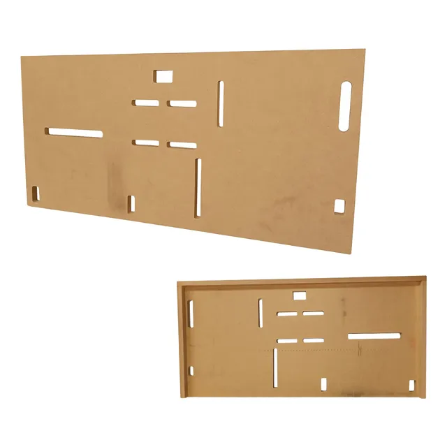 Painel De Módulo Som Automotivo 80cm X 40cm Mdf Cru Furação