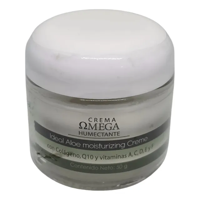 Crema Omega Humectante Con Colageno, Q10 Y Vitaminas Ideal