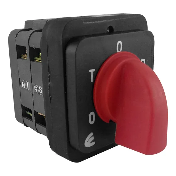 Interruptor Rotativo Levas Elibet 32a Selector Fase P/ Panel Color Negro
