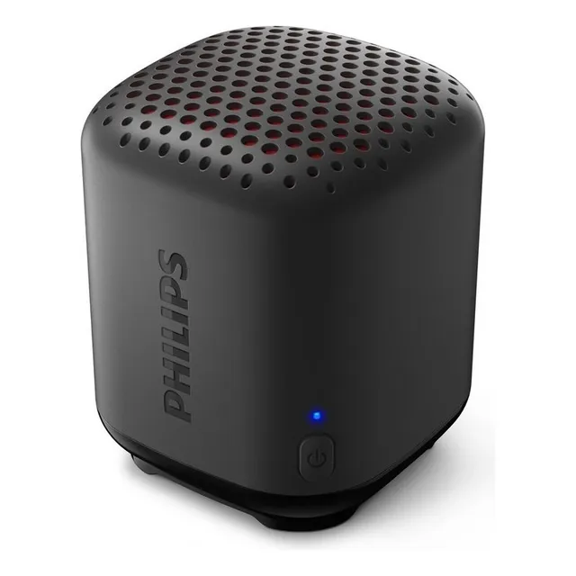 Bocina Philips TAS1505B/00 portátil con bluetooth waterproof negra