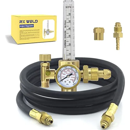 Medidor De Flujo Rx Weld Argon/co2 Mig Tig, Medidor Regulado