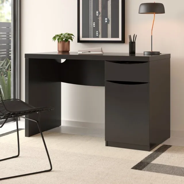 Escritorio Gamer Resident 2 Cajones Color Negro
