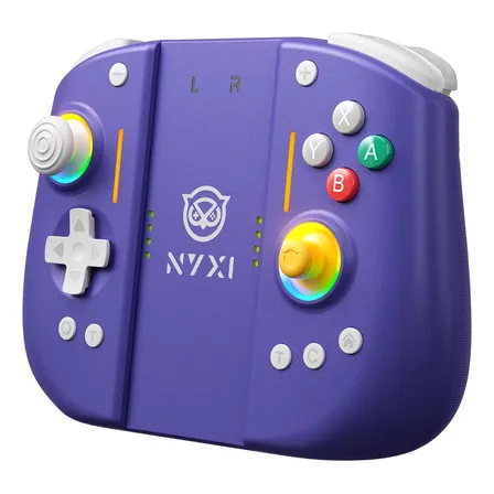 Control Joycon Nyxi Hyperion 3 Para Switch 2 Violeta