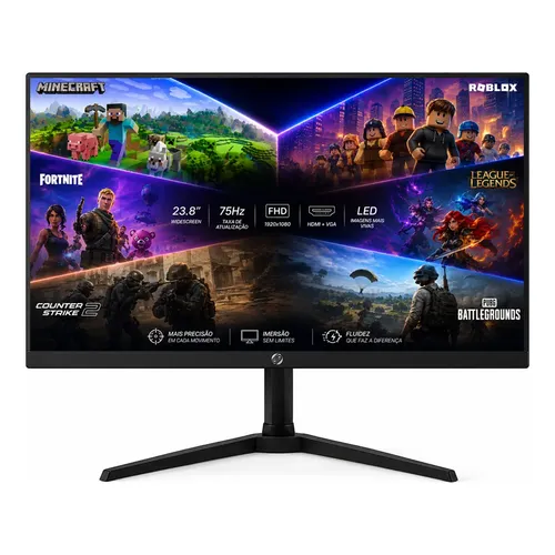 Monitor Gamer 23,8'' Full Hd 24gn600 144hz 1ms Hdmi Ips LG Cor
