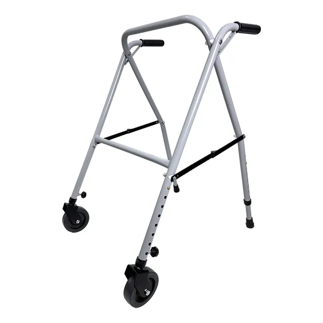 Andador Ortopédico Plegable Ruedas Reforzada Horquilla+120kg
