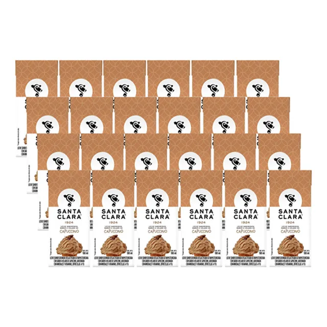 Leche Santa Clara Sabor Chocolate 180 Ml. 24 Pack