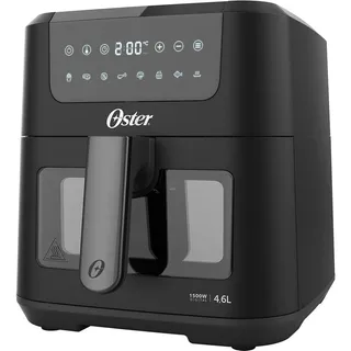 Fritadeira Digital Clear Oster 4,6l Com Visor Transparente Fritadeira Digital Clear Oster 4,6l Com Visor Transparente