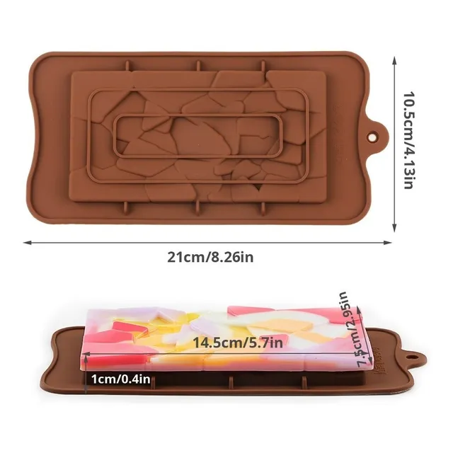 Moldes Chocolate Silicona Flexible - Caramelos - Dulces