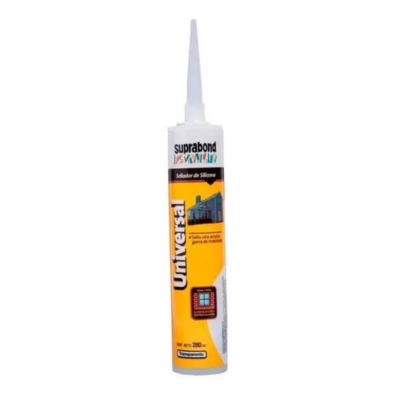 Sellador Silicona Suprabond 280ml Transparente