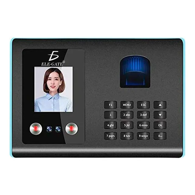 Reloj Checador Biométrico Huellas Digital Cámara Contraseña Ele-Gate