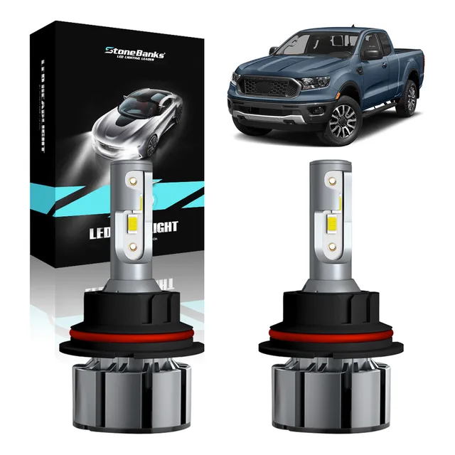 Focos Led 9007/hb5 Ford Luz Alta Y Baja 3570 Csp Canbus