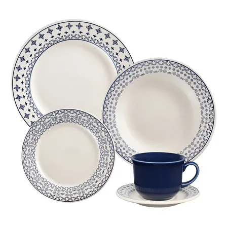 Aparelho De Jantar 20 Peças Luna Biona Donna 24