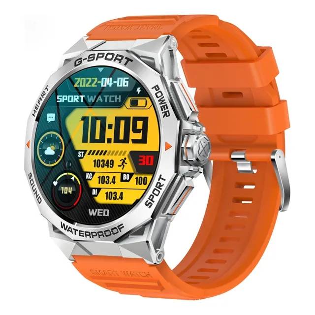 Reloj Inteligente Lemfo K62 De 1,43 Pulgadas Y Naranja Plate