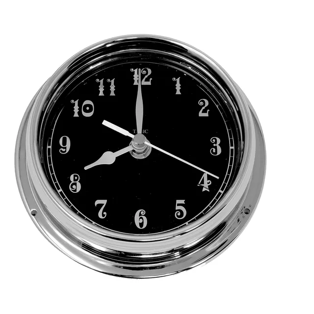 Reloj Arabe Tabic Prestige Cromo Esfera Negra Azabache Un 1